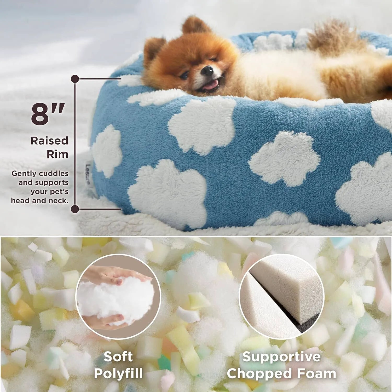 Cozy Clouds Blue