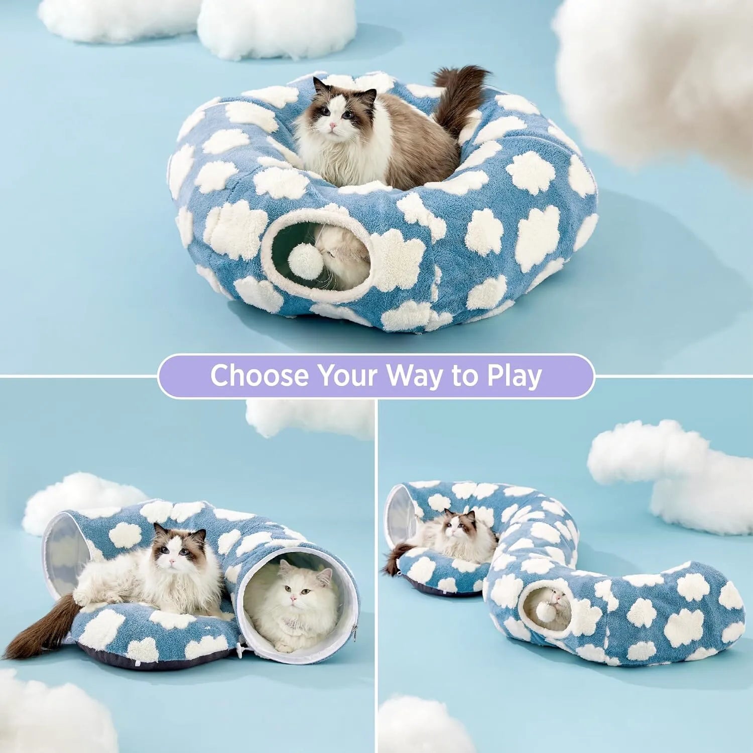 Cozy Clouds Blue