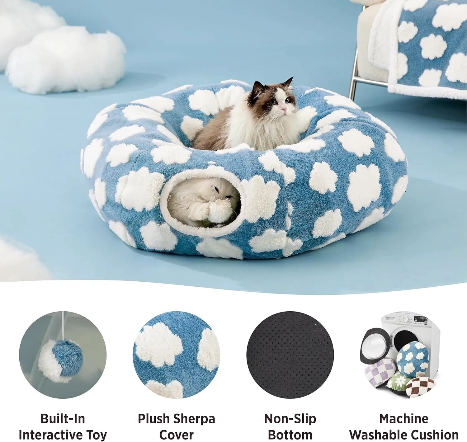Cozy Clouds Blue